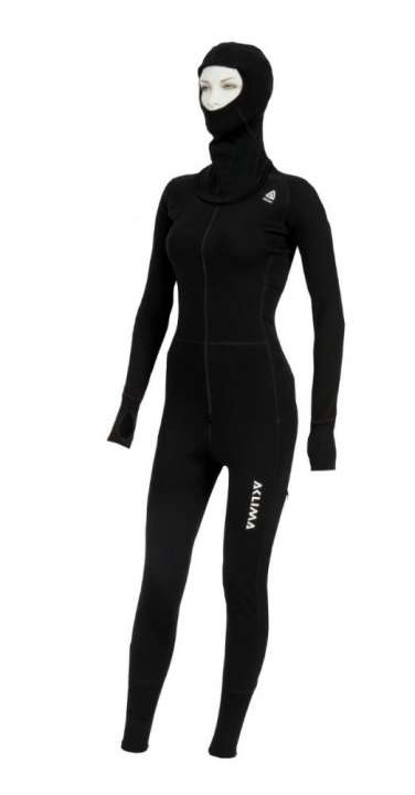 Priser på Aclima WarmWool Overall Woman - Jet Black - 32