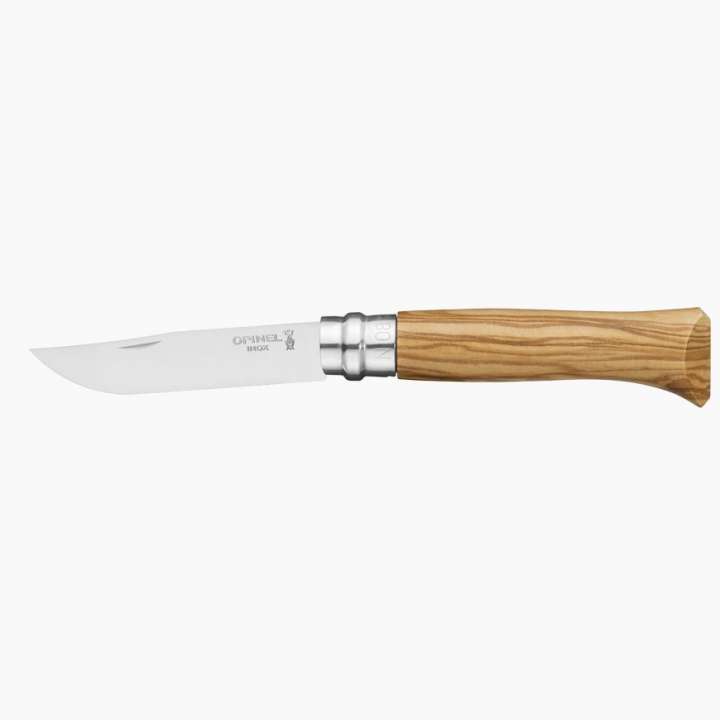 Priser på Opinel N&#176;08 Stainless 8,5 cm. oliven