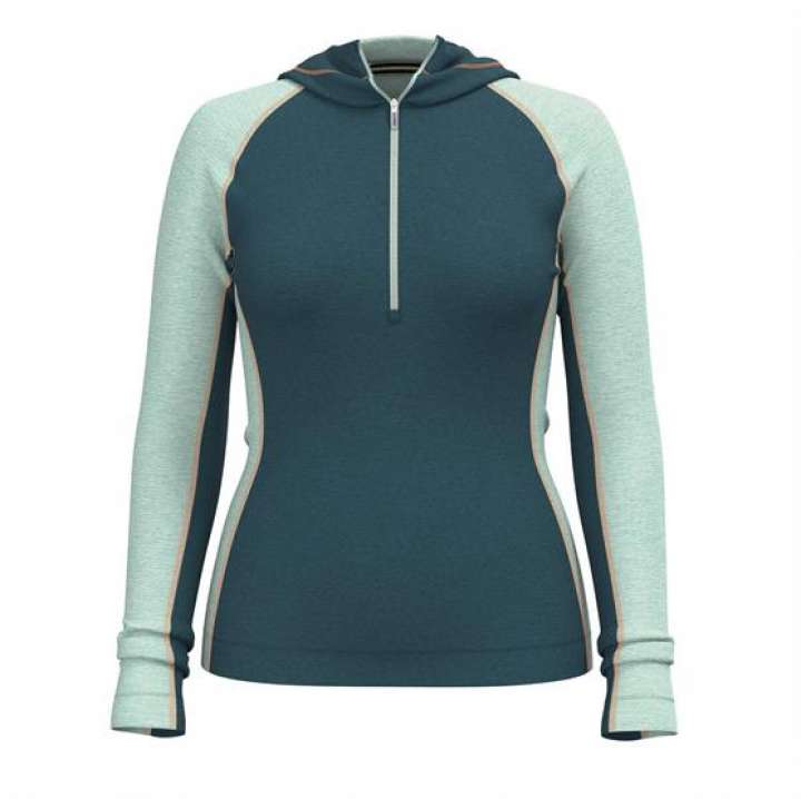 Priser på Smartwool Womens Classic Thermal Merino Base Layer 1/2 Zip, Twilight