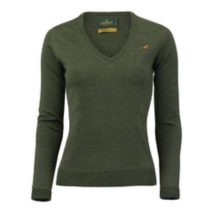 Priser på Camilla V-neck Merino Sweater - Woody