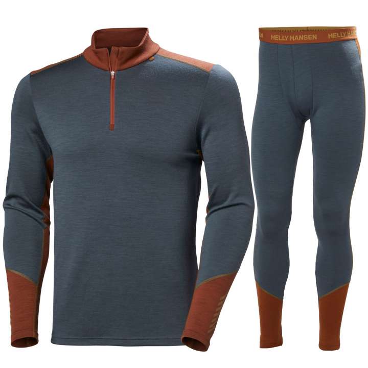 Priser på Helly Hansen Lifa Merino Midweight H/Z, sæt, herre, alpine frost