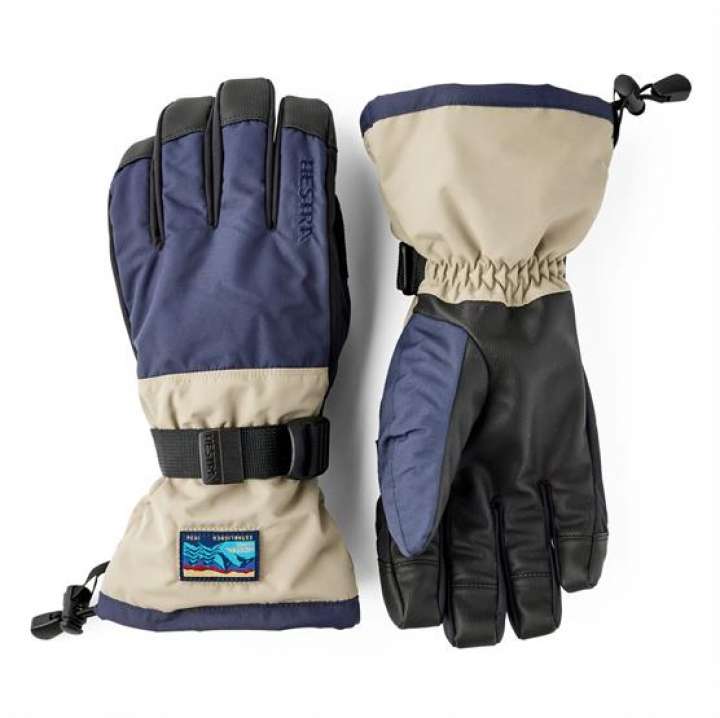 Priser på Hestra Gauntlet Sr. - 5 Finger, Dark Navy / Beige