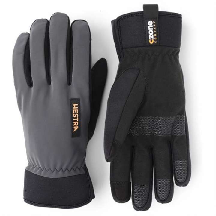 Priser på Hestra CZone Contact Glove - 5 Finger, Dark grey