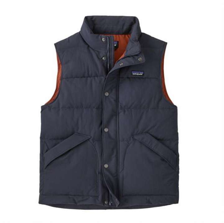 Priser på Patagonia Mens Downdrift Vest, Smolder Blue