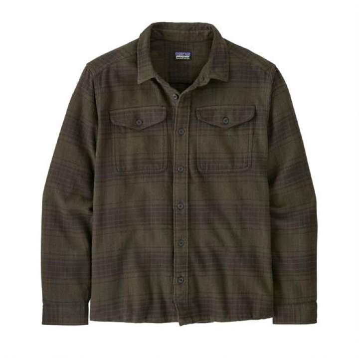 Priser på Patagonia Mens Fjord Flannel Shirt, Cascade / Basin Green