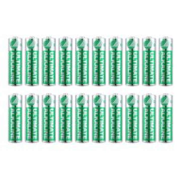 Priser på Deltaco Ultimate Alkaline Aa Battery Nordic Swan Ecolabelled 20-pack - Batteri