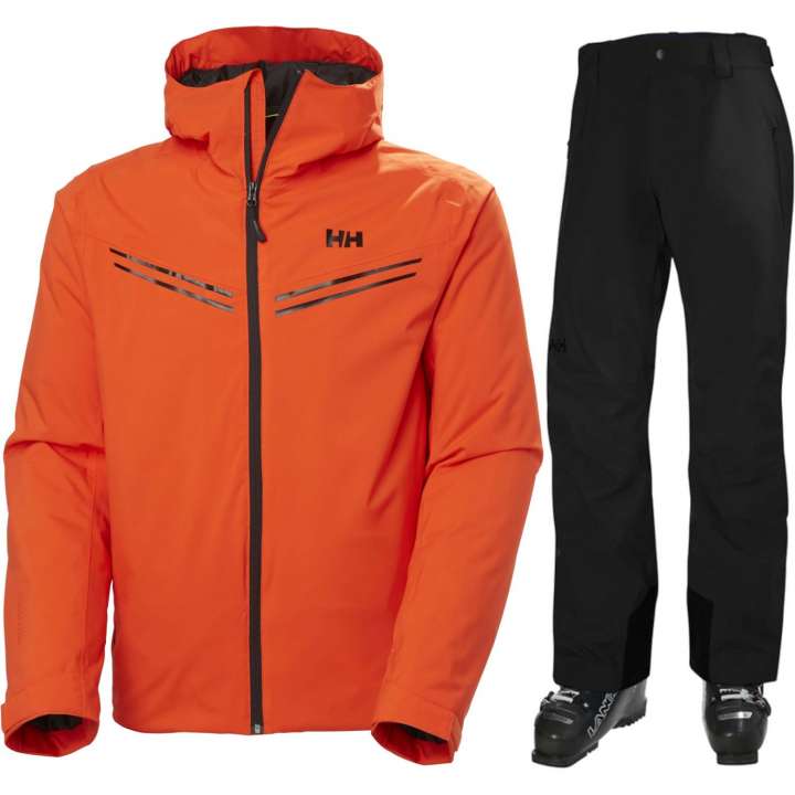 Priser på Helly Hansen Alpine/Legendary skisæt, Herre, orange/sort