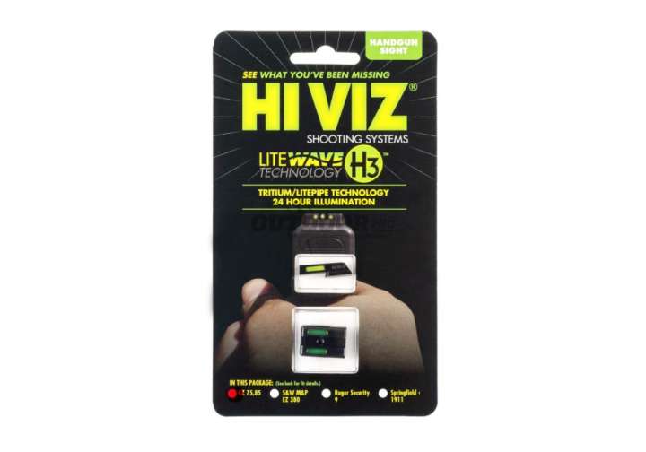 Priser på HIVIZ Litewave H3 Tritium/Litepipe Sight Set for CZ 75/P01 CZN321