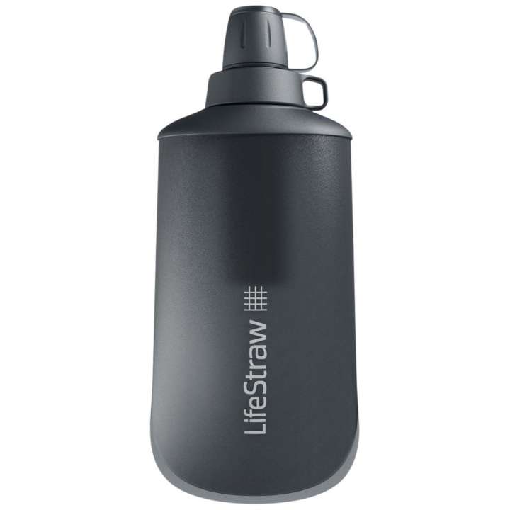 Priser på LifeStraw Peak Series Collabsible Squeeze Bottle, 650ml, mørkegrå