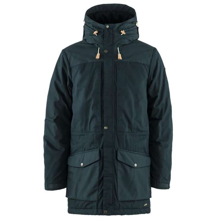 Priser på Fjällräven Mens Singi Wool Padded Parka (Blå (DARK NAVY/555) Small)