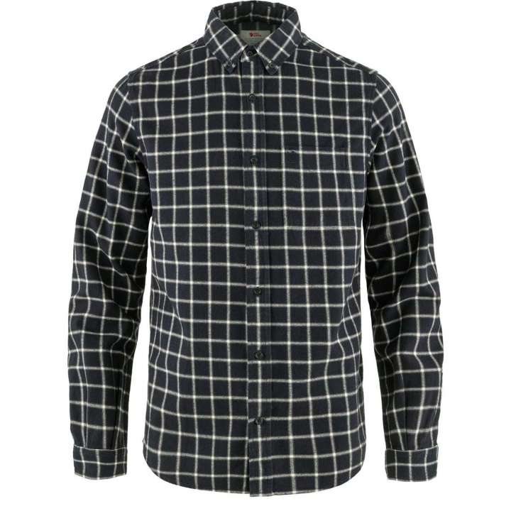 Priser på Fjällräven Mens Övik Flannel Shirt (Blå (DARK NAVY-CHALK WHITE/555-113) Small)