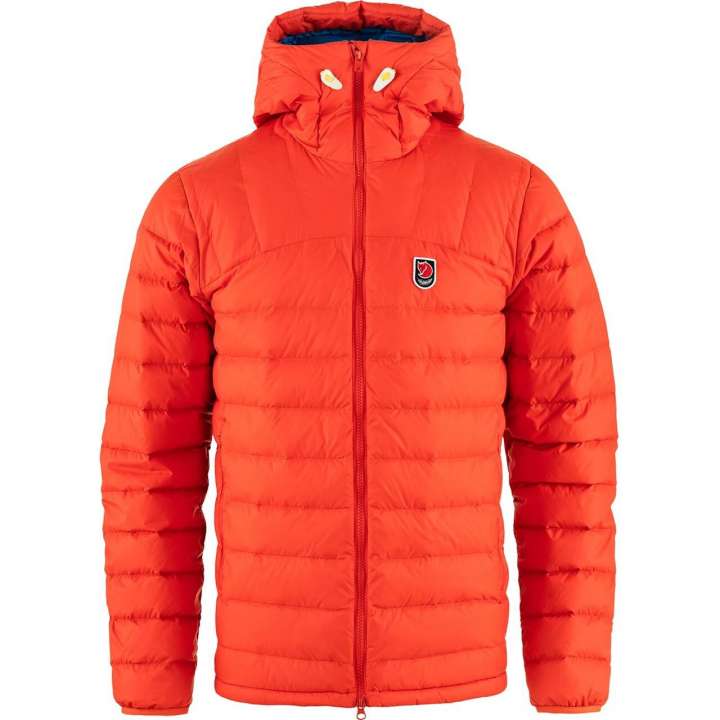 Priser på Fjällräven Mens Expedition Pack Down Hoodie M (Orange (FLAME ORANGE-UN BLUE/214-525) Small)