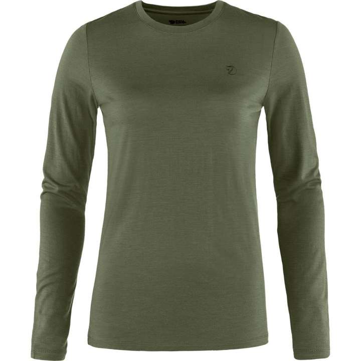 Priser på Fjällräven Womens Abisko Wool L/S (Grøn (LAUREL GREEN/625) Medium)