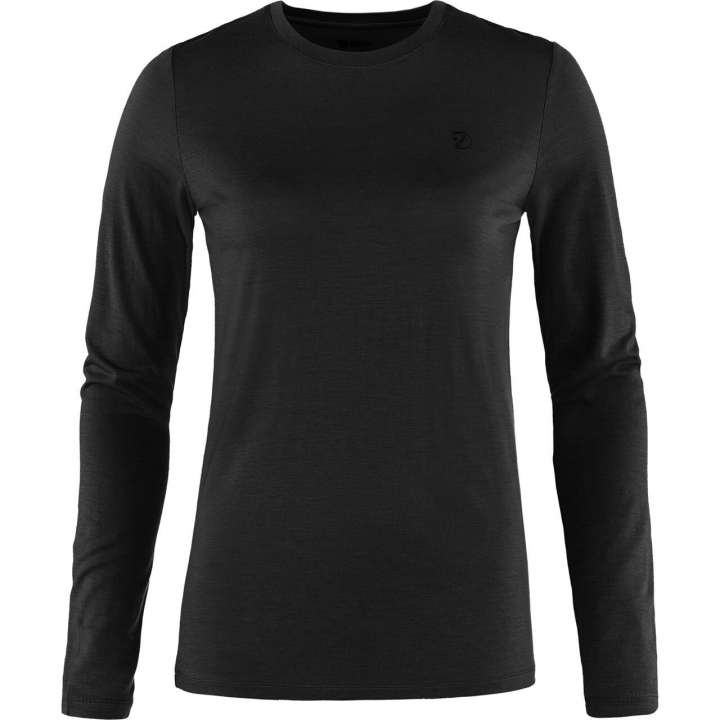 Priser på Fjällräven Womens Abisko Wool L/S (Sort (BLACK/550) Large)