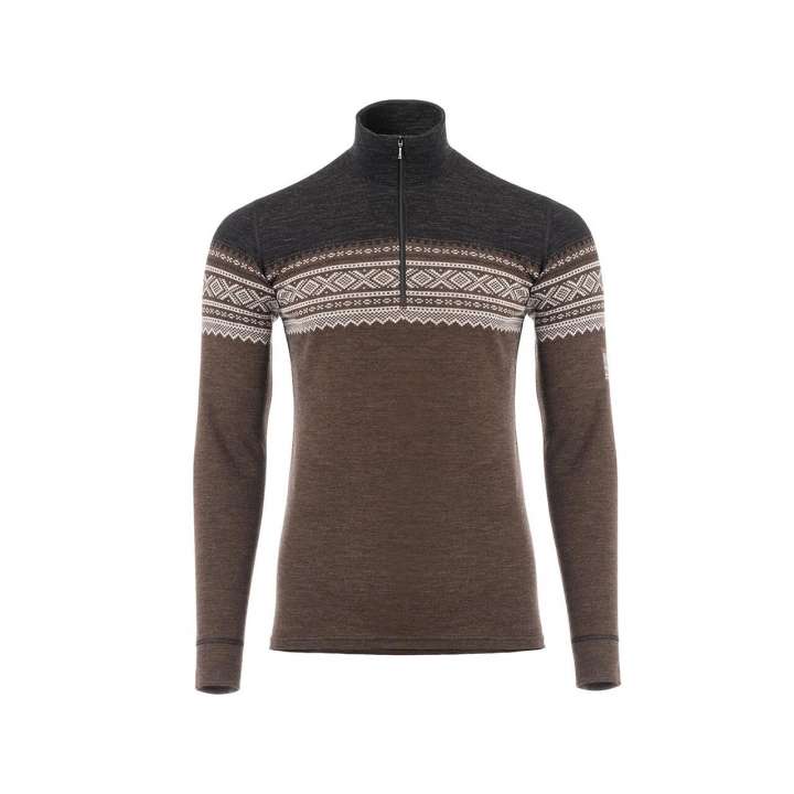 Priser på Aclima Mens DesignWool Marius Mockneck (Grå (NOREFJELL) Medium)