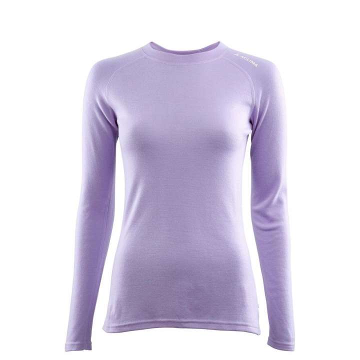 Priser på Aclima Womens WarmWool Crew Neck Shirt (Sort (BLACK MOTION) Small)