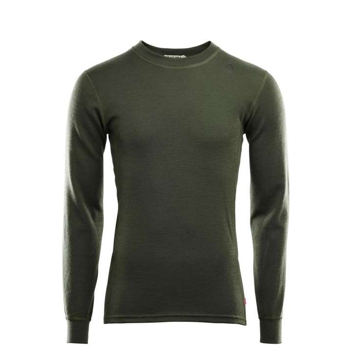 Priser på Aclima Mens WarmWool Crew Neck Shirt (Sort (BLACK MOTION) Large)