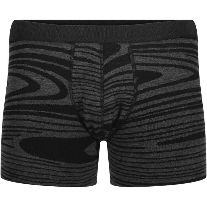 Priser på Aclima Mens WarmWool Boxer Shorts (Sort (BLACK MOTION) X-large)