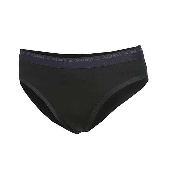 Priser på Aclima Womens Lightwool Briefs (Sort (JET BLACK) Large)