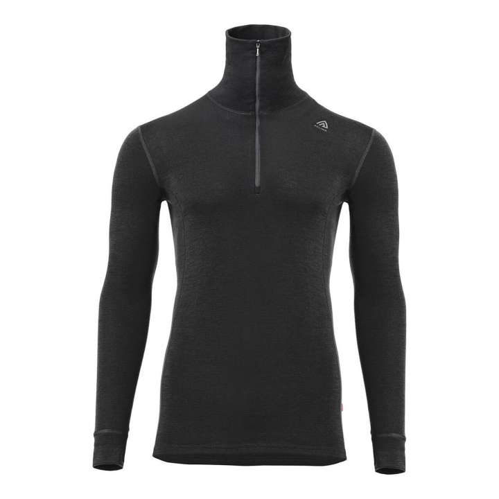 Priser på Aclima Mens WarmWool Polo (Sort (JET BLACK) X-small)