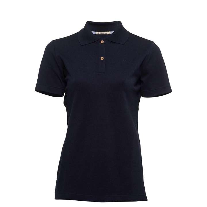 Priser på Aclima Womens LeisureWool Pique Shirt (Blå (NAVY BLAZER) Small)