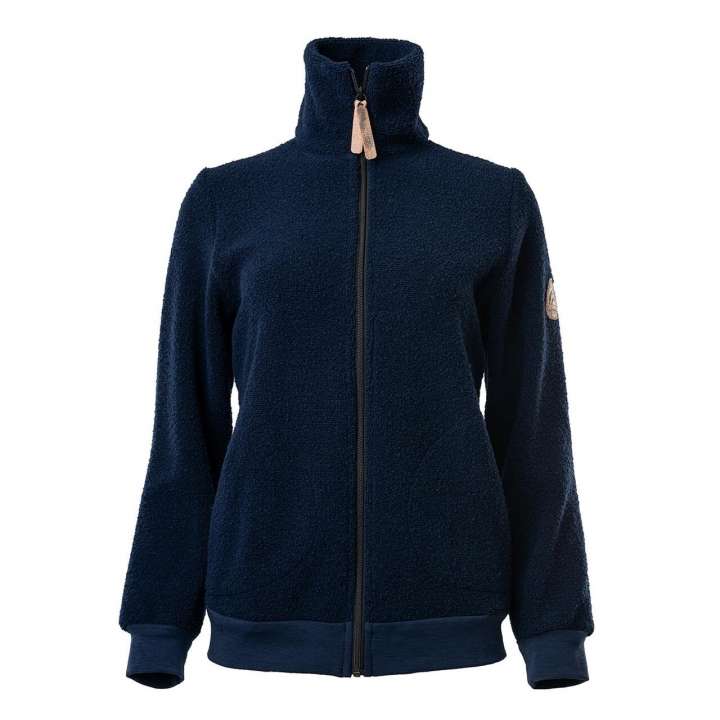 Priser på Aclima Womens Reborn Terry Jacket (Blå (NAVY MELANGE) X-large)