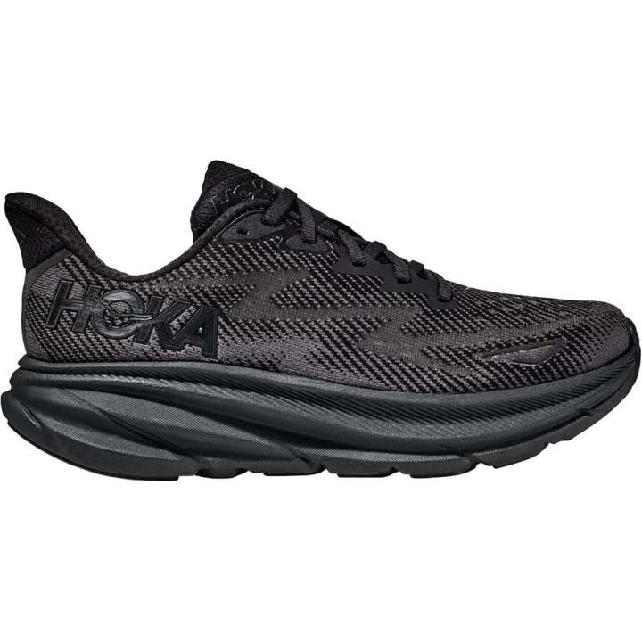 Priser på Hoka Mens Clifton 9 (Sort (BLACK/BLACK) 44)