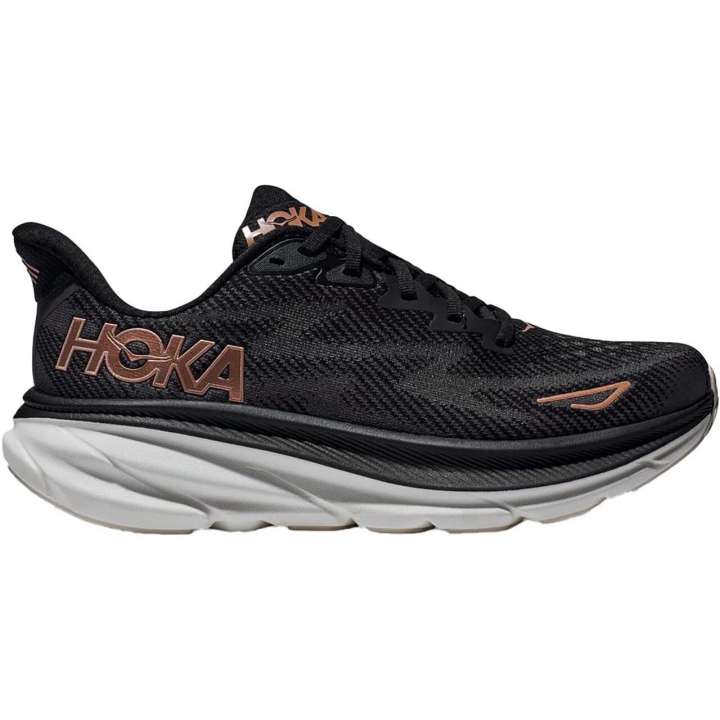 Priser på Hoka Womens Clifton 9 (Sort (BLACK/ROSE GOLD) 43 1/3)