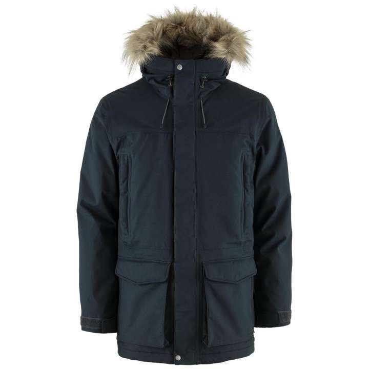 Priser på Fjällräven Mens Nuuk Lite Parka (Blå (DARK NAVY/555) X-small)