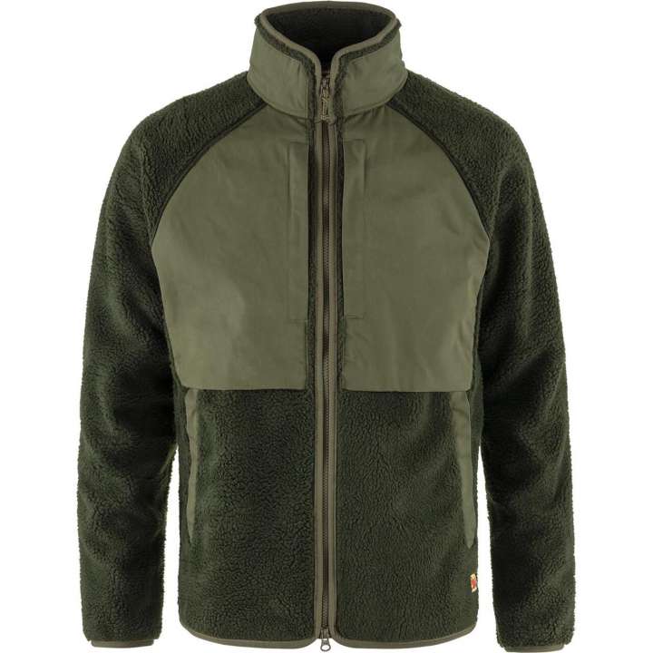 Priser på Fjällräven Mens Vardag Pile Jacket (Grøn (DEEP FOREST-LAUREL GRN/662-625) Medium)