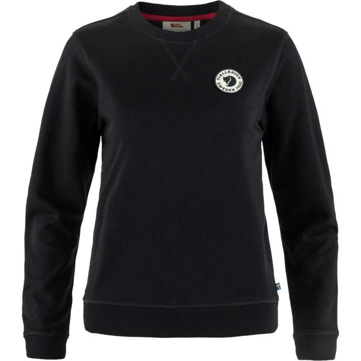 Priser på Fjällräven Womens 1960 Logo Badge Sweater (Sort (BLACK/550) Small)