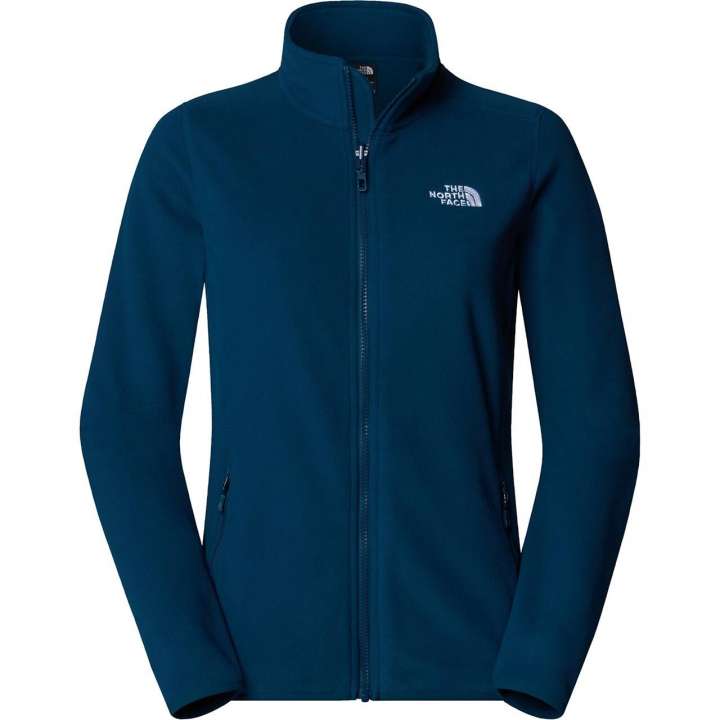 Priser på The North Face Womens 100 Glacier Full Zip (Blå (MIDNIGHT PETROL) Small)