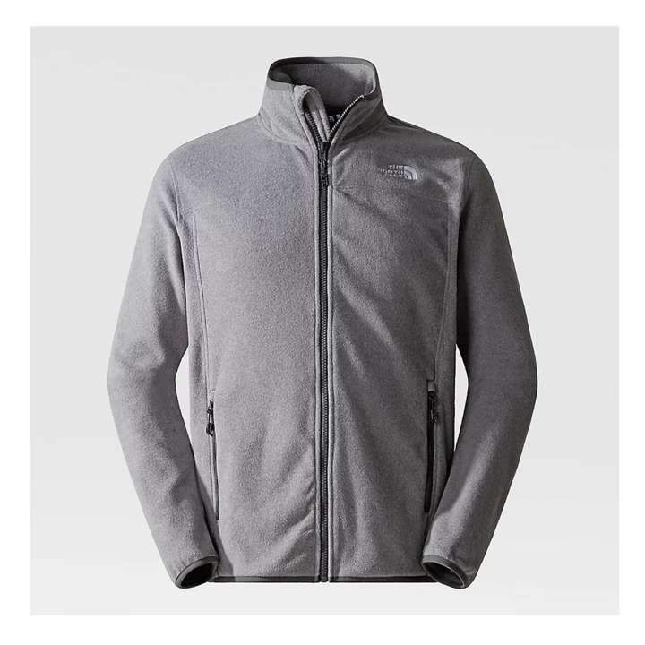 Priser på The North Face Mens 100 Glacier Full Zip (Grå (TNF MEDIUM GREY HEATHER) Medium)