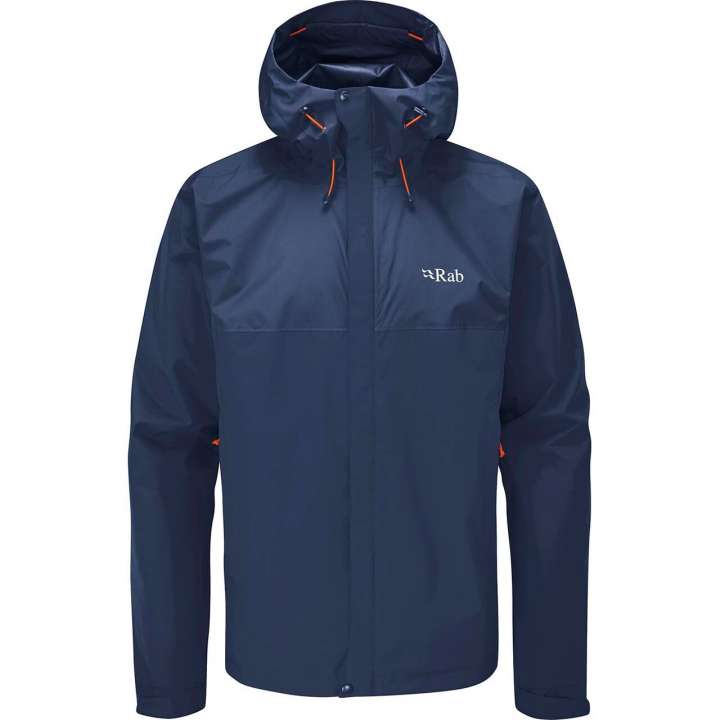 Priser på RAB Mens Downpour Eco Jacket (Blå (DEEP INK) Large)