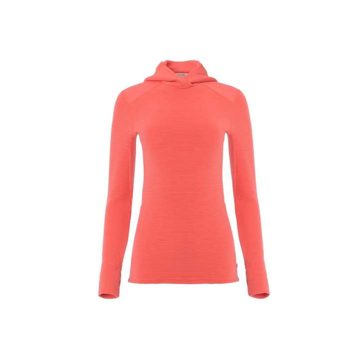 Priser på Aclima Womens StreamWool Hoodie (Lyserød (SPICED CORAL) X-small)