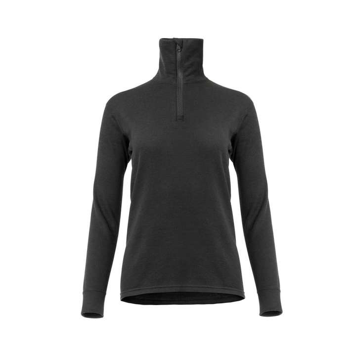 Priser på Aclima Womens WoolTerry Polo (Sort (JET BLACK) X-small)