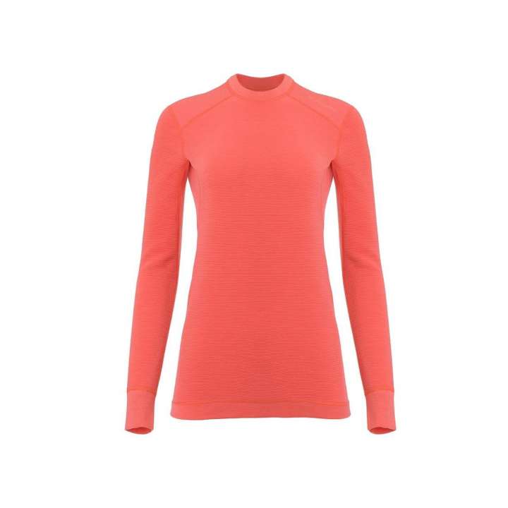 Priser på Aclima Womens StreamWool Crew Neck (Lyserød (SPICED CORAL) X-small)