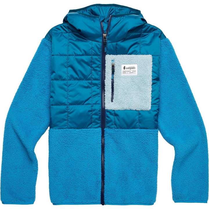 Priser på Cotopaxi Womens Trico Hybrid Hooded Jacket (Blå (ABYSS/LAKE) Small)