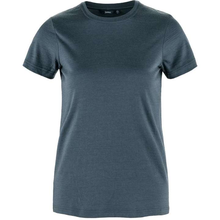 Priser på Tierra Womens Wool Tee (Blå (DENIM BLUE) Large)