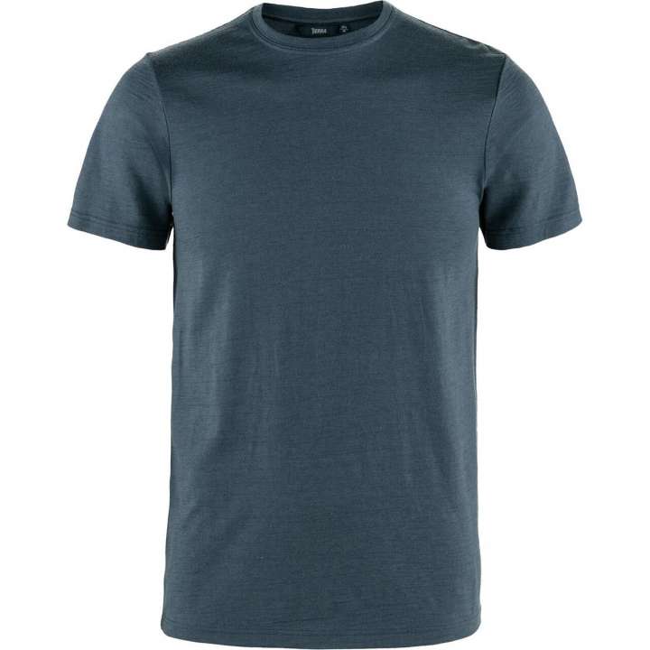 Priser på Tierra Mens Wool Tee (Blå (DENIM BLUE) Small)