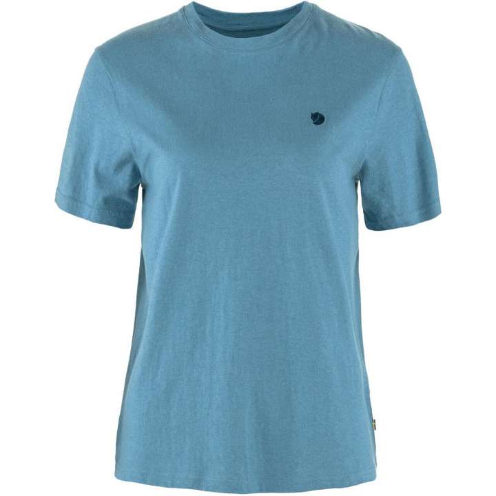 Priser på Fjällräven Womens Hemp Blend T-shirt (Blå (DAWN BLUE/543) X-small)