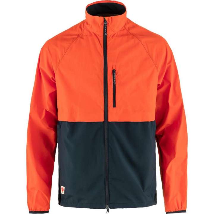 Priser på Fjällräven Mens High Coast Hybrid Wind Jacket (Blå (DARK NAVY-FLAME ORNGE/555-214) XX-large)