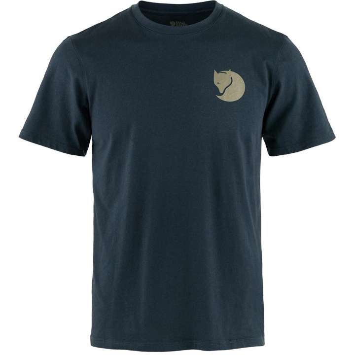 Priser på Fjällräven Mens Walk With Nature T-shirt (Blå (DARK NAVY/555) XX-large)