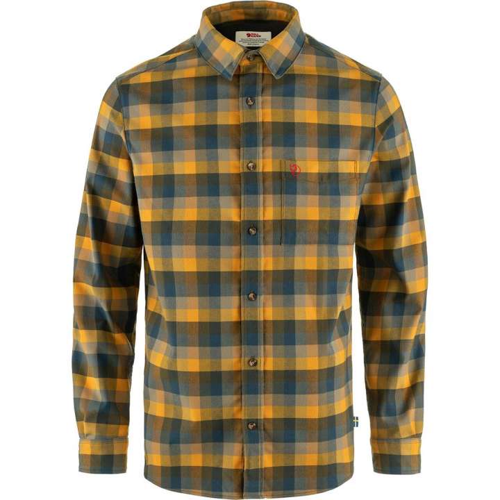 Priser på Fjällräven Mens Lappland Stretch Flannel Shirt (Grøn (LAUREL GREEN-MTN BLUE/625-570) XX-large)