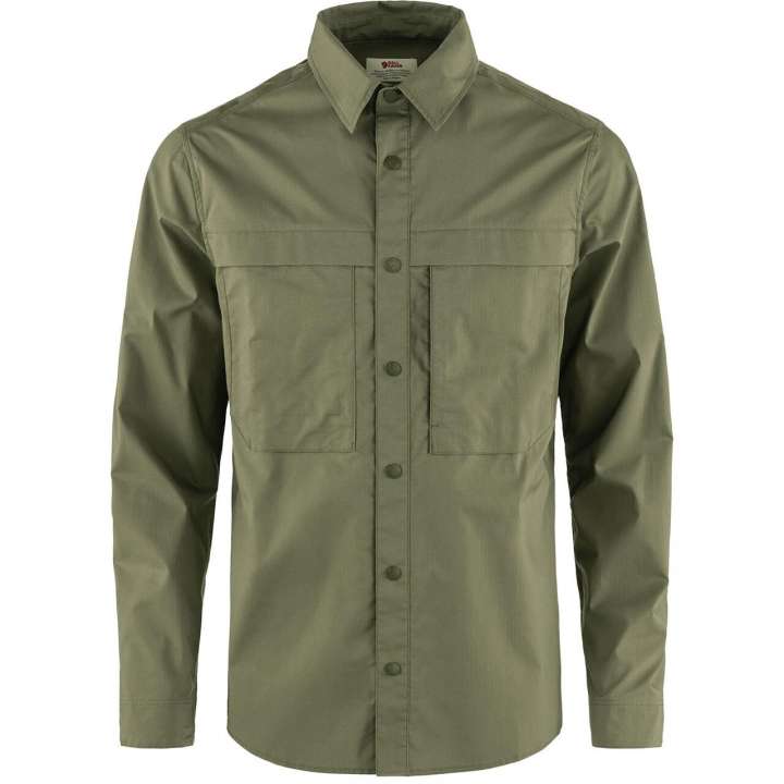 Priser på Fjällräven Mens Abisko Trail Shirt L/S (Grøn (GREEN/620) Medium)