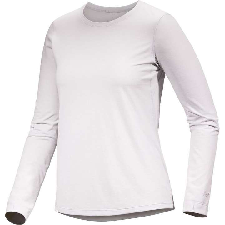 Priser på Arcteryx Womens Taema Crew L/S (Hvid (ATMOS HEATHER) Small)