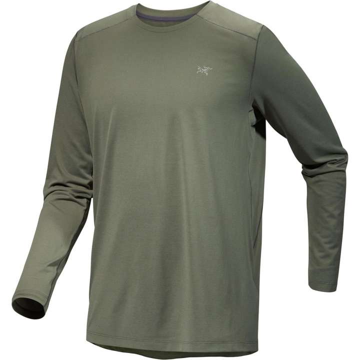 Priser på Arcteryx Mens Cormac Crew L/S (Grøn (FORAGE HEATHER II) Small)