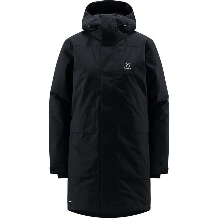 Priser på Haglöfs Womens Salix Proof Mimic Parka (Sort (TRUE BLACK) Large)