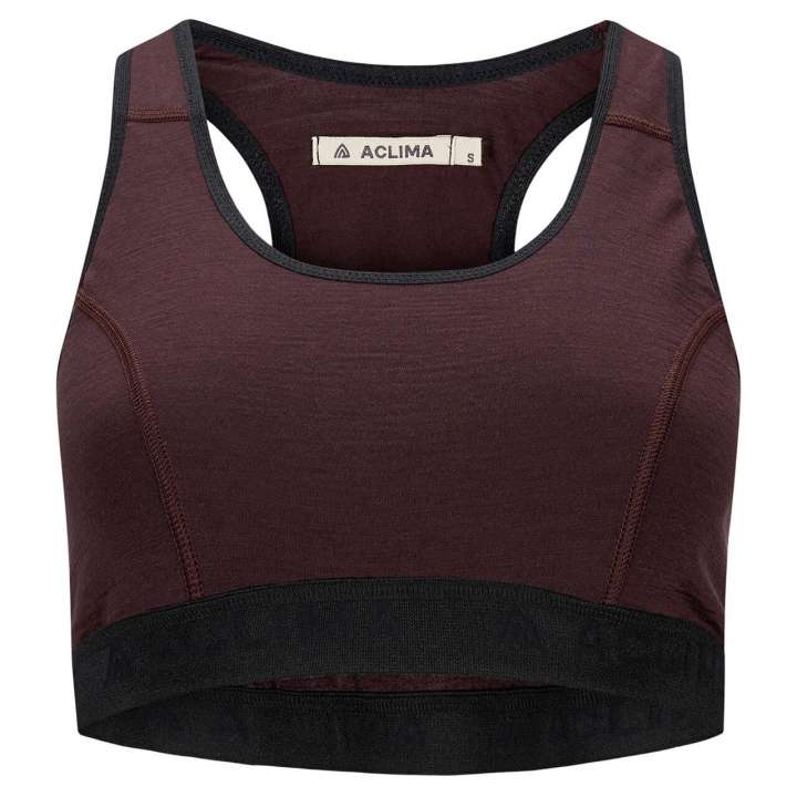 Priser på Aclima Womens LightWool 180 Sports Top (Lilla (CHOCOLATE PLUM) Small)