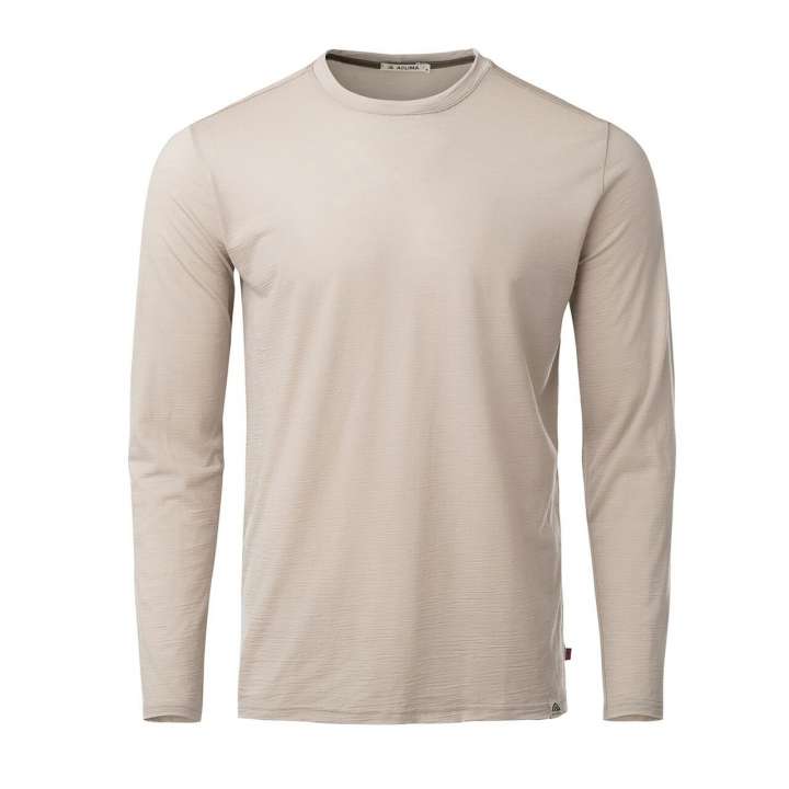 Priser på Aclima Mens LightWool 180 Crewneck (Beige (SIMPLY TAUPE) X-small)